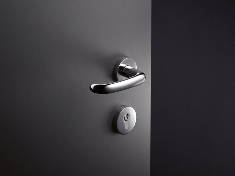 Series 170 lever handle in stainless steel