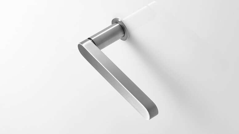 Series 270 mini lever handle in stainless steel