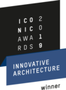 Logo van de Iconic Awards Innovatieve Architectuur Winnaar 2019