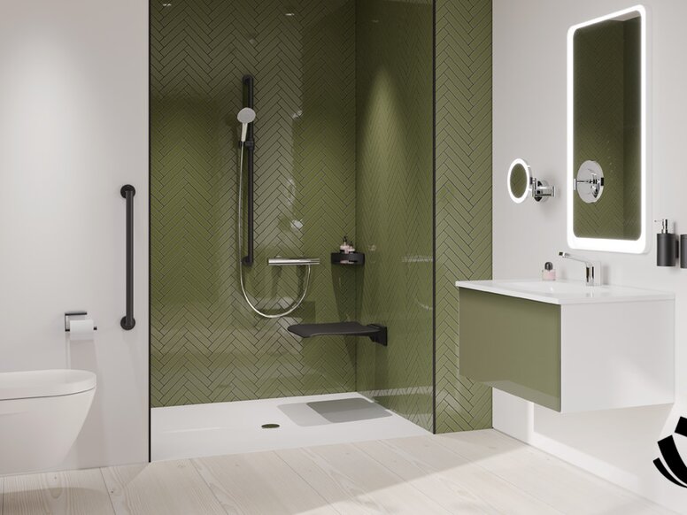 HEWI Bathroom in green - News German Innovation Award