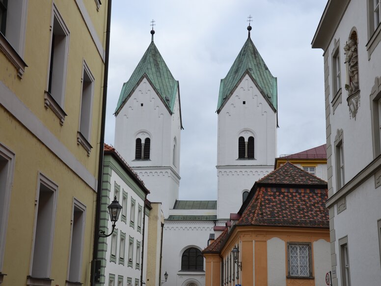 Szkoły Gisela w Würzburgu z zewnątrz