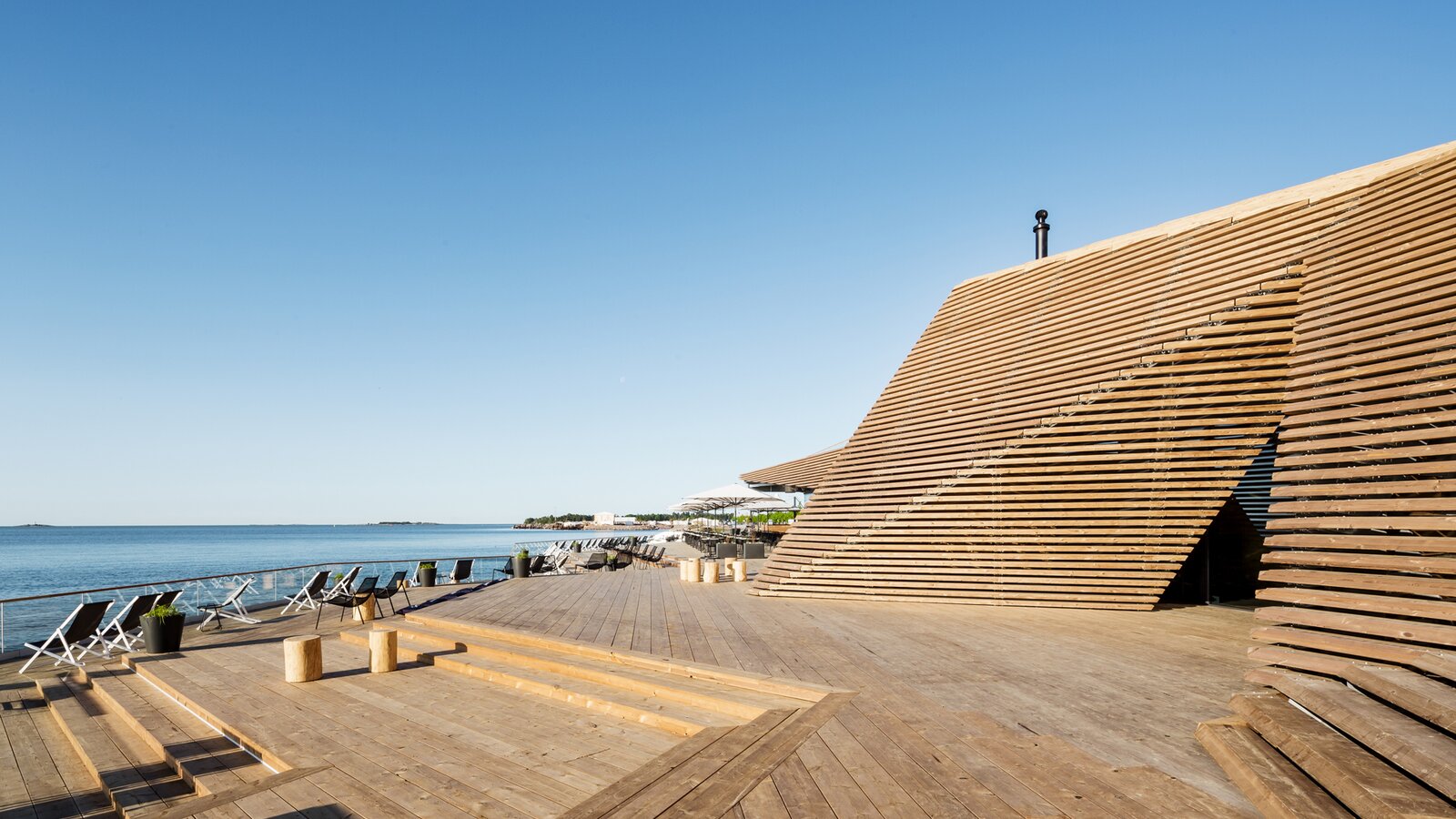 Sauna Löyly in Helsinki van buitenaf