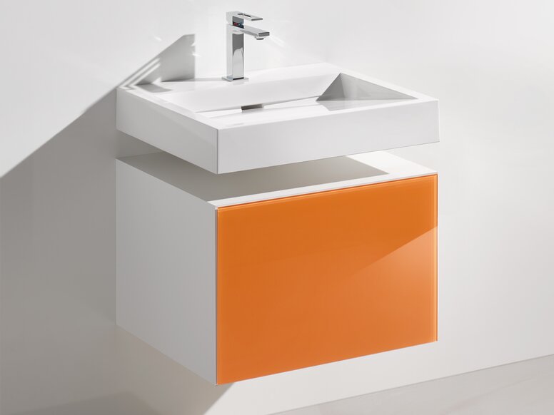 Lavabo Système 100 avec mitigeur et meuble sous lavabo